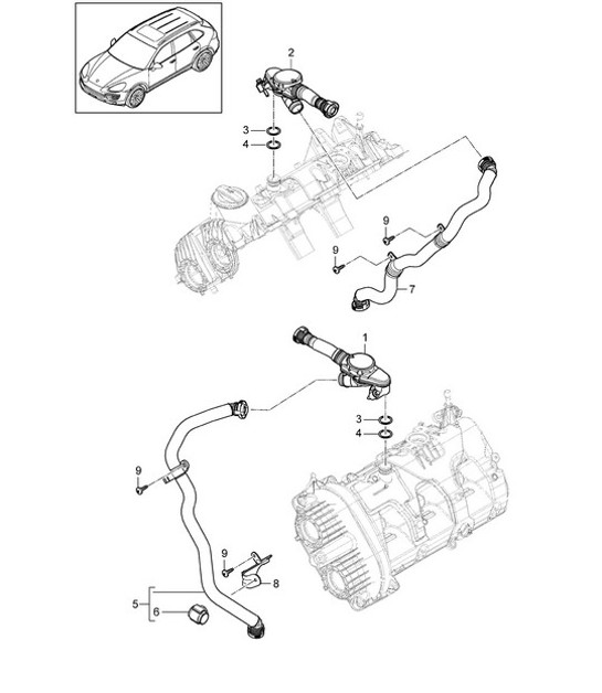 Diagram 107-007 Porsche Macan T essence 2.0L 265ch 