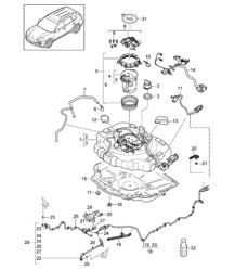 Abgasreinigung (PR:DD8,7MM) Cayenne 92A (958) 4.2L DIESEL 2011-18