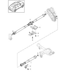 Eje cardán Cayenne 92A (958) 2011-18