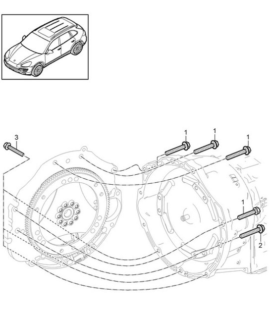 Diagram 306-050 Porsche 997 (911) MK2 2009-2012 Transmission