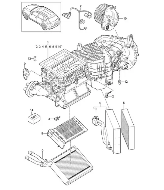 Diagram 813-040 Porsche Boxster 718 (982) 2017>> Carrosserie