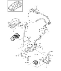 Circuito frigorífico / Híbrido (PR:GP1,0K3, 9AD) Cayenne 92A (958) 3.0L Híbrido >>2016 Circuito frigorífico / Híbrido (PR:GP1,0K3, 9AD) Cayenne 92A (958) 3.0L Híbrido >>2016