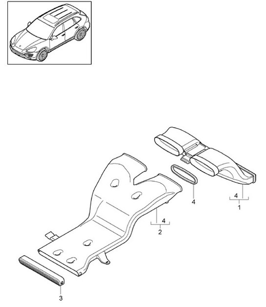 Diagram 901-050 Porsche Cayenne Turbo / Turbo S 4.8L 2007>> Electrical equipment