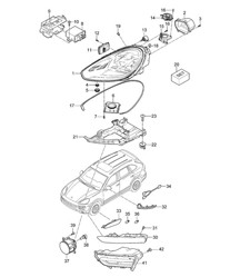 Koplampen LED / richtingaanwijzer repeater / mistlampen (PR:8EX,8EY, 8IS) Cayenne 92A (958) 2015>> Koplampen LED / richtingaanwijzer repeater / mistlampen (PR:8EX,8EY, 8IS) Cayenne 92A (958) 2015>>