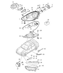 Koplampen XENON / richtingaanwijzer repeater / mistlampen (PR:8BC,8BZ, 8JD,8EA,8JE, 8BE,8EE,8EF, 8EG) Cayenne 92A (958) 2015>> Koplampen XENON / richtingaanwijzer repeater / mistlampen (PR:8BC,8BZ, 8JD,8EA,8JE, 8BE,8EE,8EF, 8EG) Cayenne 92A (958) 2015>>