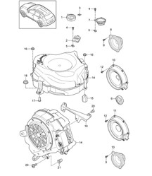 Haut-parleur Cayenne 92A (958) 2011-18 Haut-parleur Cayenne 92A (958) 2011-18