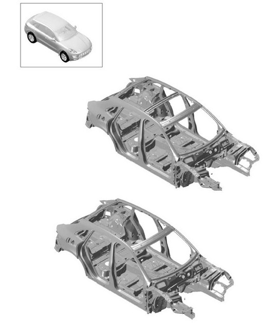 Diagram 801-000 Porsche 918 Spyder 2014-2015 