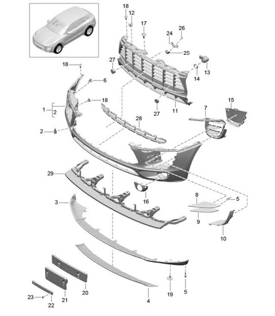 Diagram 802-000 Porsche Macan (95B) MK3 2022>> 