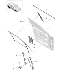 Puertas elevalunas - DELANTERO - 95B.1 Macan 2014-18