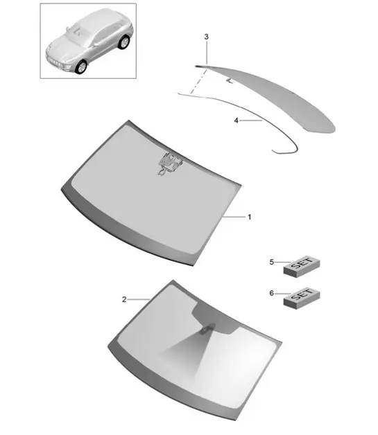 Diagram 805-000 Porsche Cayenne 3.6L 2007>> Carrocería
