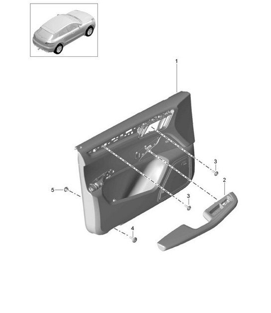 Diagram 808-003 Porsche Cayenne 9YA 2018-2023 