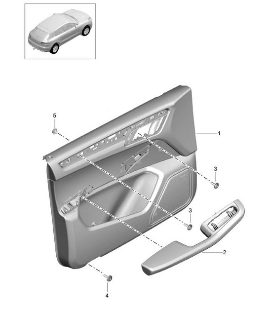 Diagram 808-030 Porsche 996 C4 3.4L 1997-08/01 Body