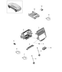 Para modelos preparados para sistema de navegación &quot;J..&quot; Japón 95B.1 Macan &gt;&gt;2016
