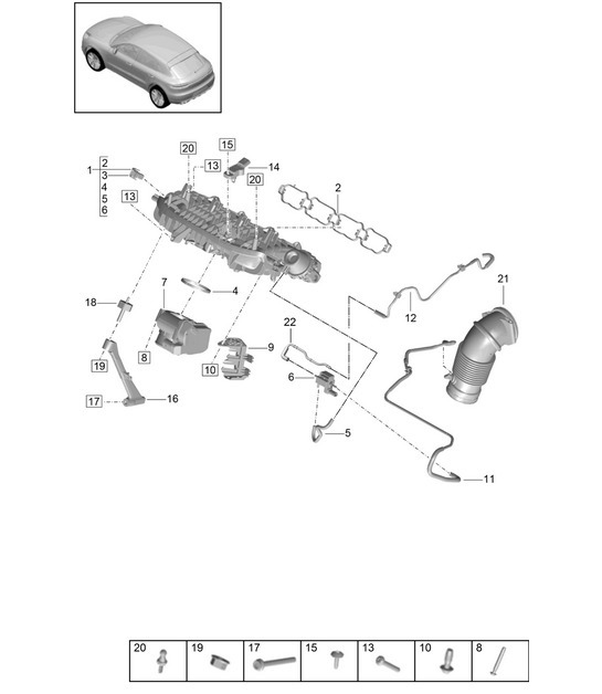Diagram 107-120 Porsche 914 (1970-1976) Engine