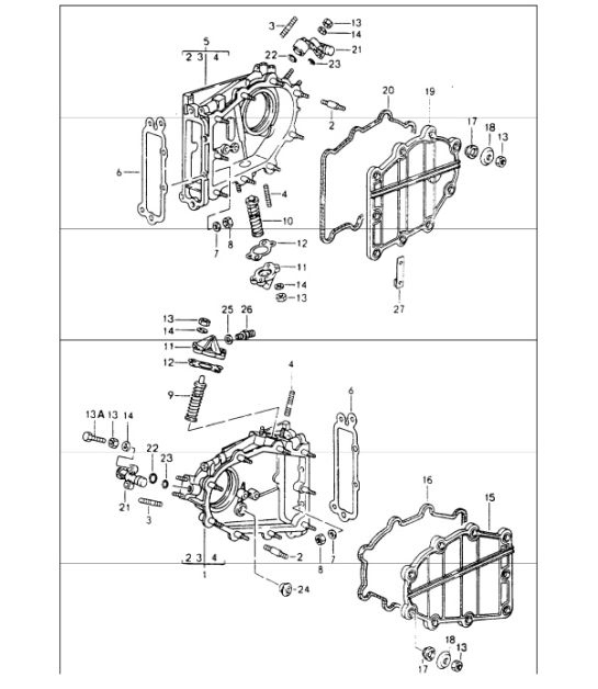 Diagram 103-05 Porsche 997 MKII Carrera C2S 3.8L 2009>> Moteur