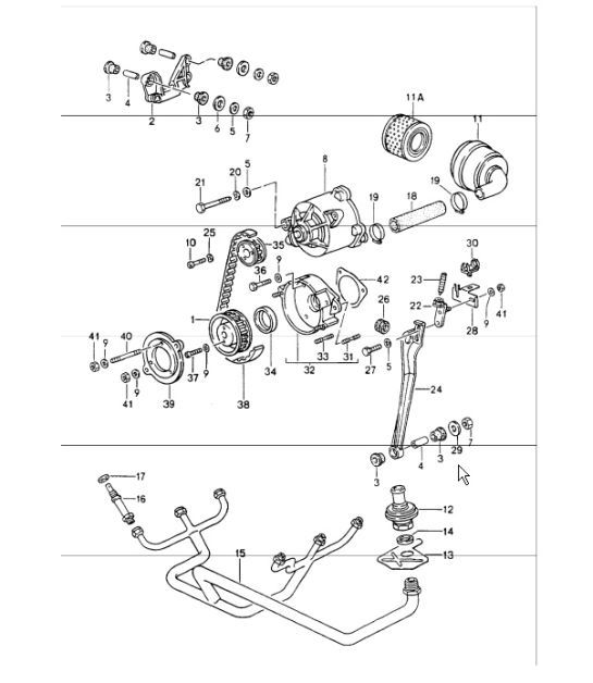 Diagram 108-05 Porsche 992 Turbo 3.8L 