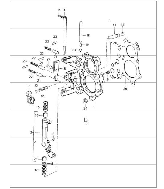 Diagram 304-05 Porsche 964 (911) (1989-1994) Transmission