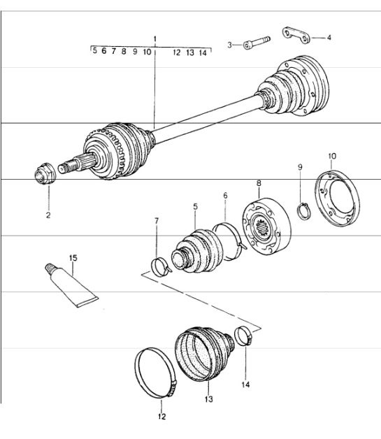 Diagram 401-10 Porsche 992 Carrera 2S 3.0L 