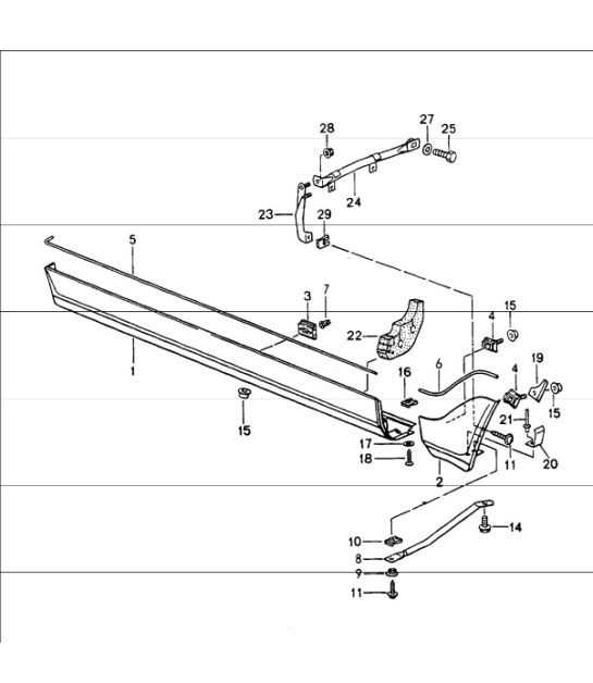 Diagram 810-05 Porsche Cayenne S 4.5L V8 2003>> Body
