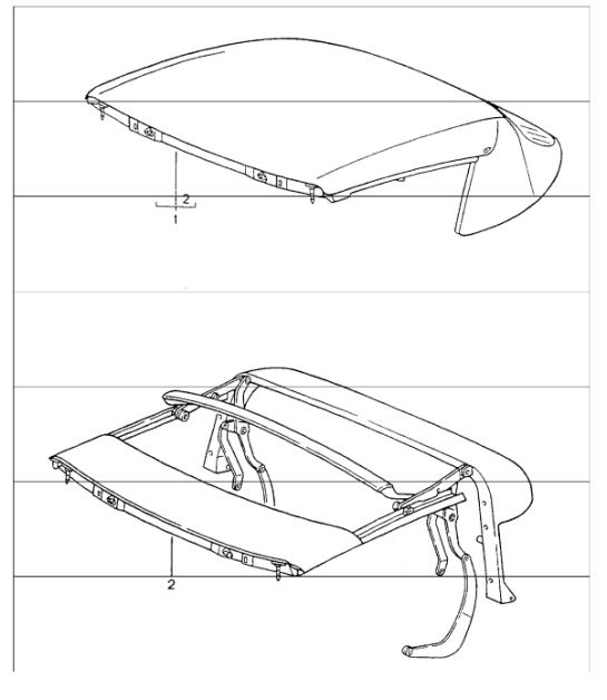 Diagram 811-20 Porsche 991 (911) MK2 2016-2019 Body