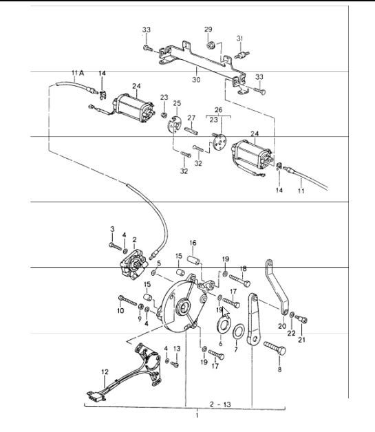 Diagram 811-21 Porsche 996 C4 3.4L 1997-08/01 Body