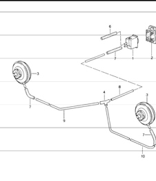 headlight levelling system 964 M605 1989-94 headlight levelling system 964 M605 1989-94