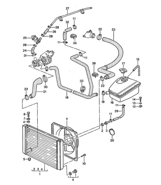 Diagram 105-005 Porsche Macan Turbo 2.9L V6 440Bhp 