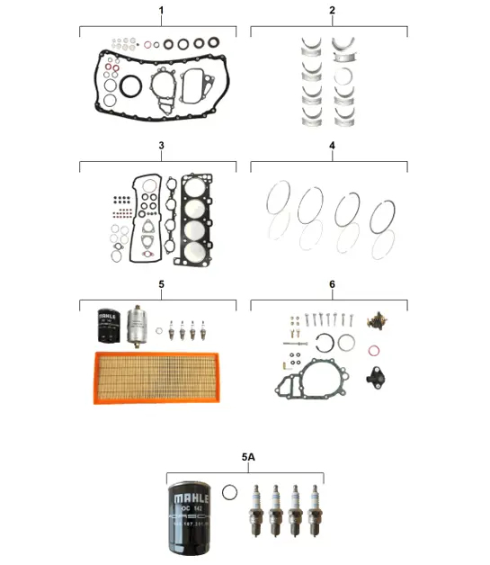 Diagram 198-000 Porsche Cayenne 3.0L Diesel 2007>> Motor
