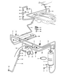 Ventilazione serbatoio 968 CABRIO 1992-95