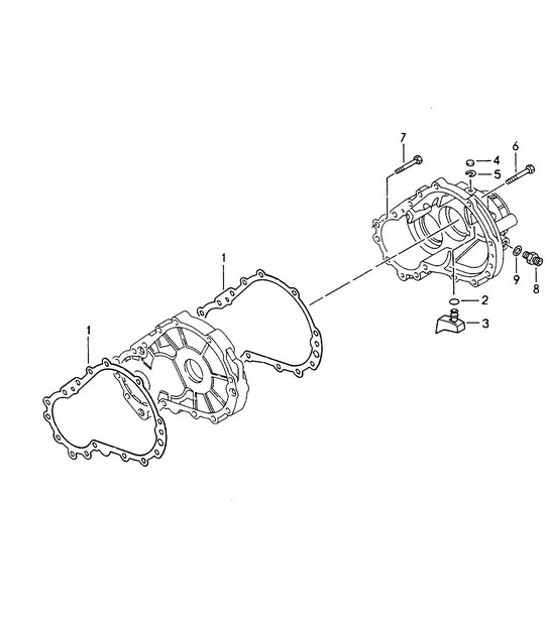 Diagram 320-002 Porsche Cayenne Turbo V8 4.8L Petrol 500HP Transmission