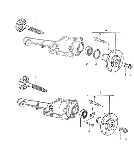 Diagram 501-005 Porsche 996 GT2 2001-05 Rear Axle