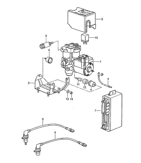 Diagram 605-000 Porsche Panamera Turbo S E-Hybrid V8 4.0L 