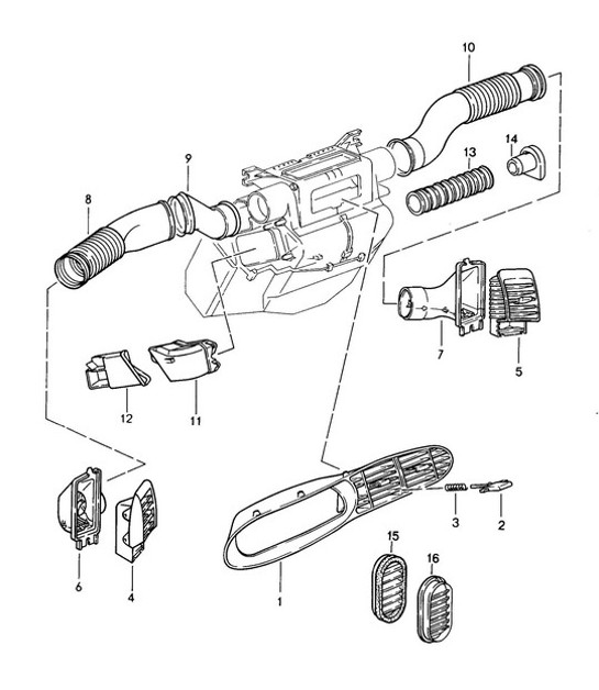 Diagram 813-010 Porsche Cayman 987C/981C (2005-2016) Body