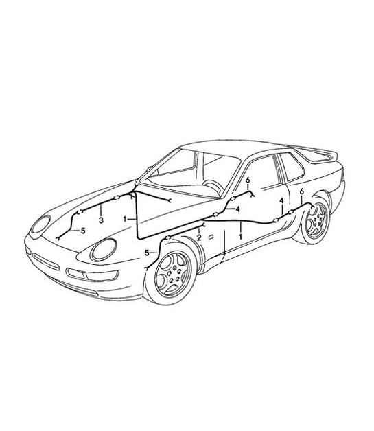 Diagram 902-031 Porsche Boxster 718 (982) 2017>> Materiale elettrico