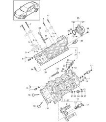 Culasse / Pompe à vide (Modèle : 4620,4640, CWAA,CXNA) Panamera 970 (G1) 3,6L 010-16 Culasse / Pompe à vide (Modèle : 4620,4640, CWAA,CXNA) Panamera 970 (G1) 3,6L 010-16