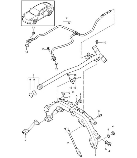 Diagram 105-015 Porsche Taycan (9J1) MK2 2024>> 