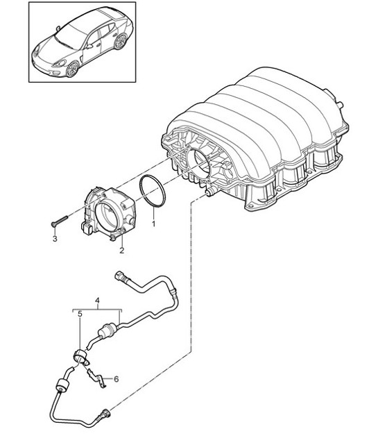 Diagram 107-005 Porsche Taycan (9J1) MK1 2020-2024 