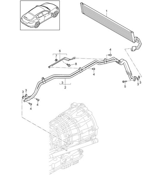 Diagram 360-000 Porsche 997 (911) MK1 2005-2008 Transmission