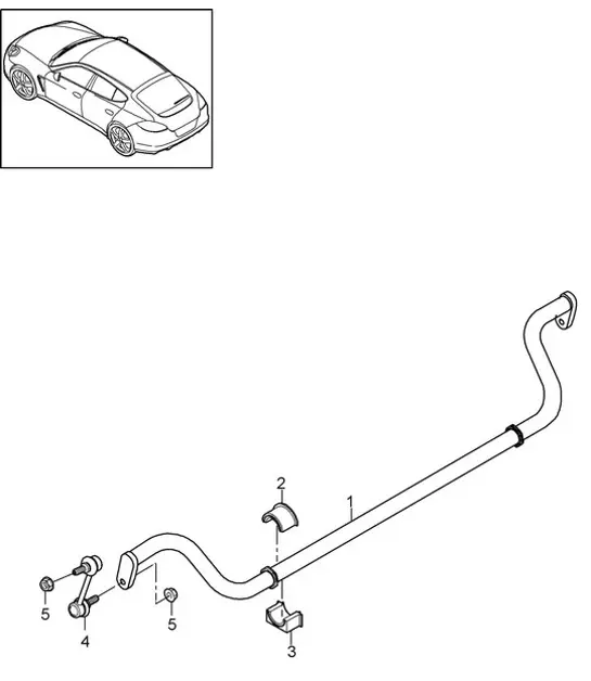 Diagram 402-010 Porsche Cayenne Coupé Turbo V8 4.0L Benziner 550 PS 