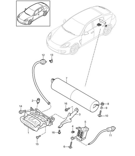 Diagram 606-000 Porsche 992 Carrera 2  3.0L 