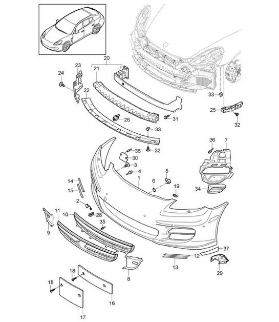 Diagram 802-000 Porsche 997 GT3 2007>> Body