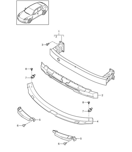 Diagram 802-007 Porsche Taycan Turbo 