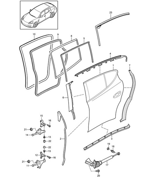 Diagram 804-010 Porsche Macan (95B) MK3 2022>> 