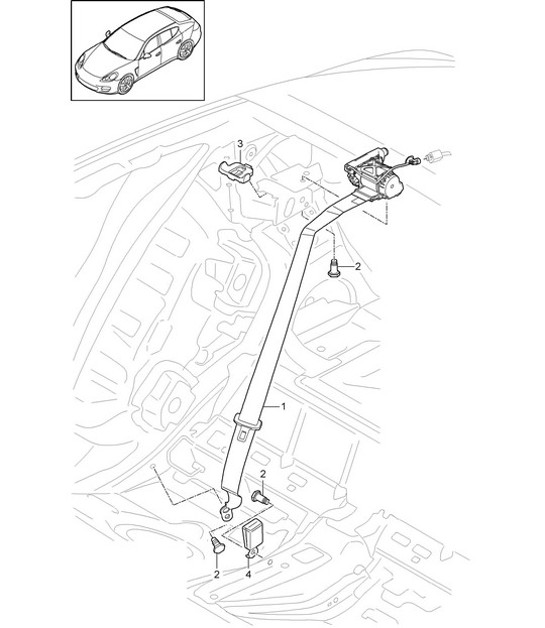 Diagram 812-005 Porsche Cayenne GTS V8 4.8L Petrol 400HP Body