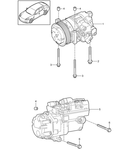 Diagram 813-015 Porsche Cayenne S 4.5L V8 2003>> Carrozzeria