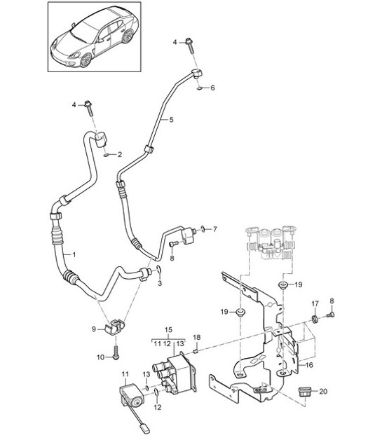 Diagram 813-061 Porsche Cayenne Turbo / Turbo S 4.8L 2007>> Body
