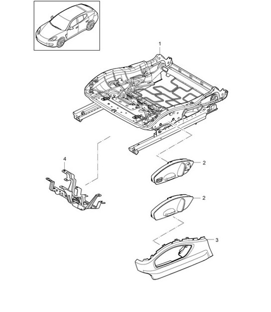 Diagram 817-006 Porsche Cayenne 92A (958) 2010-2017 Body