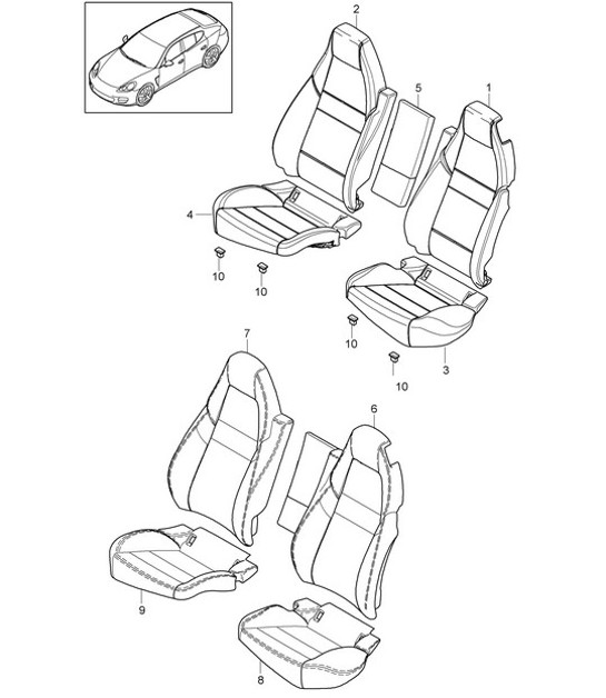 Diagram 817-040 Porsche Boxster 718 (982) 2017>> Body