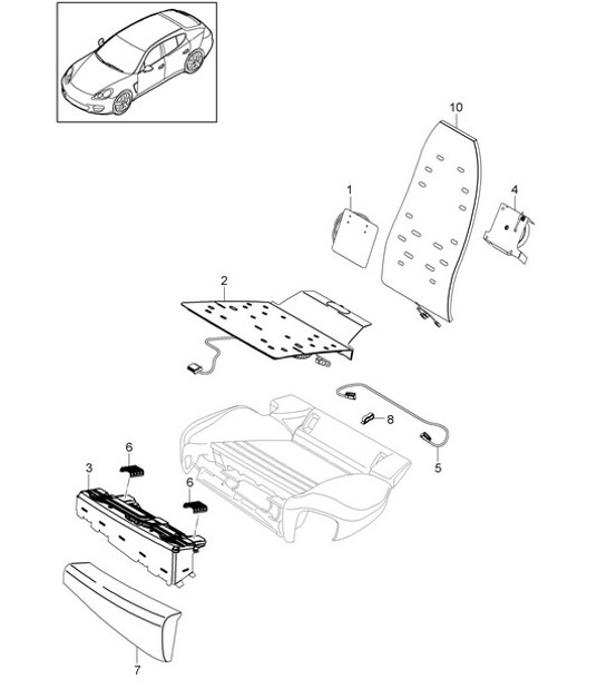 Diagram 817-057 Porsche Taycan (9J1) MK2 2024>> 
