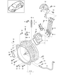 Hybride-/elektromotor voor aandrijfmechanisme Panamera 970 (G1) HYBRID 3.0L 2012-16